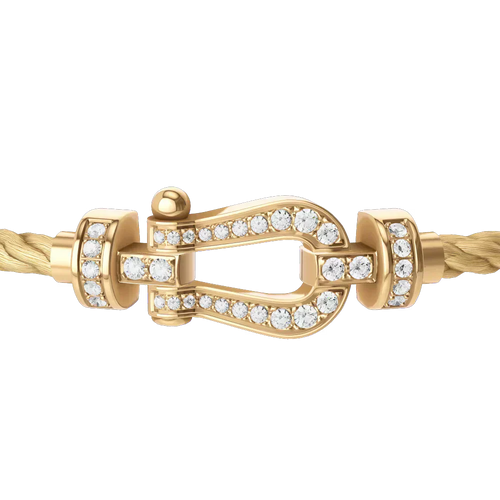 Bracelet Câble Marine — Doré
