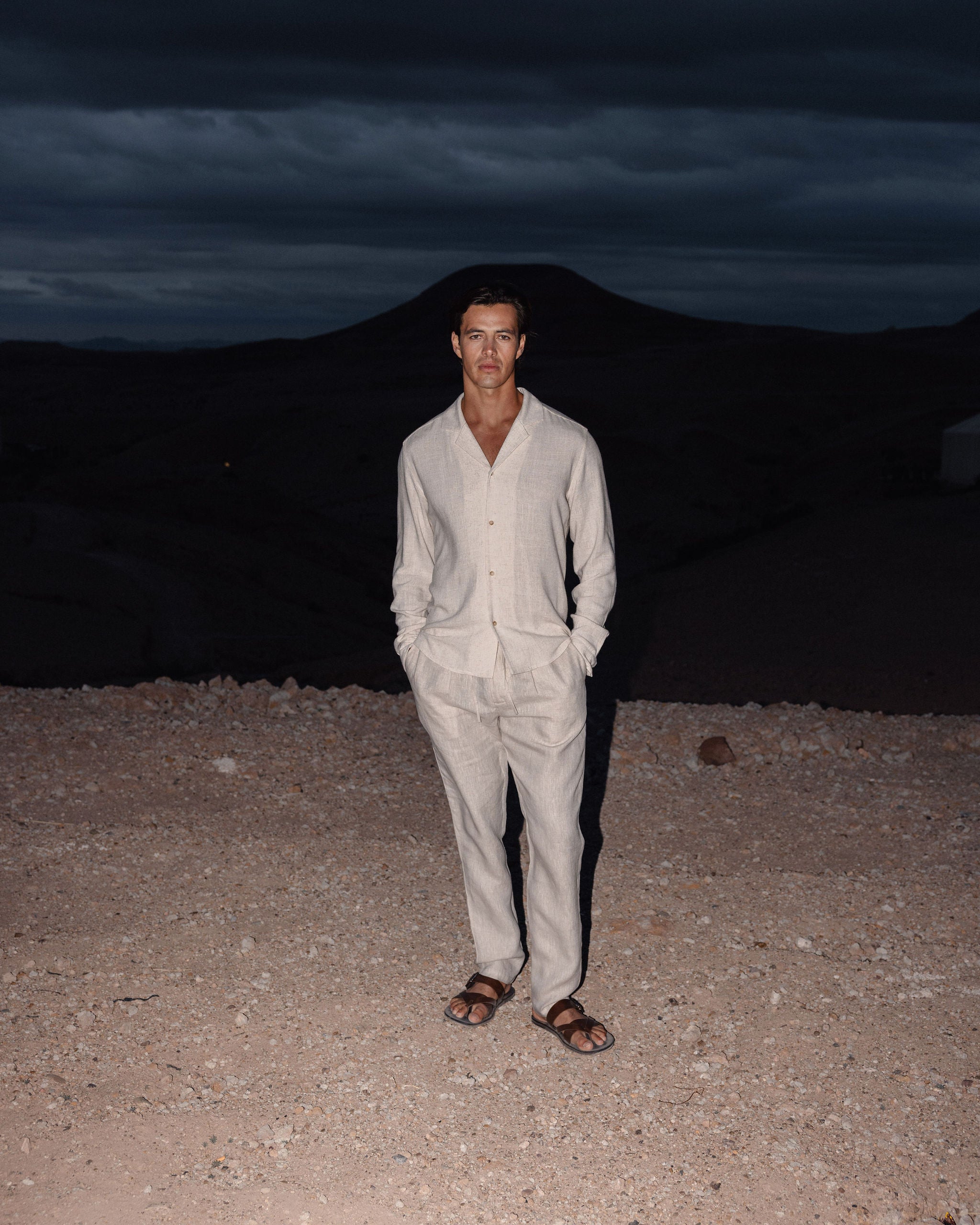 Pantalon Lin — Avoine