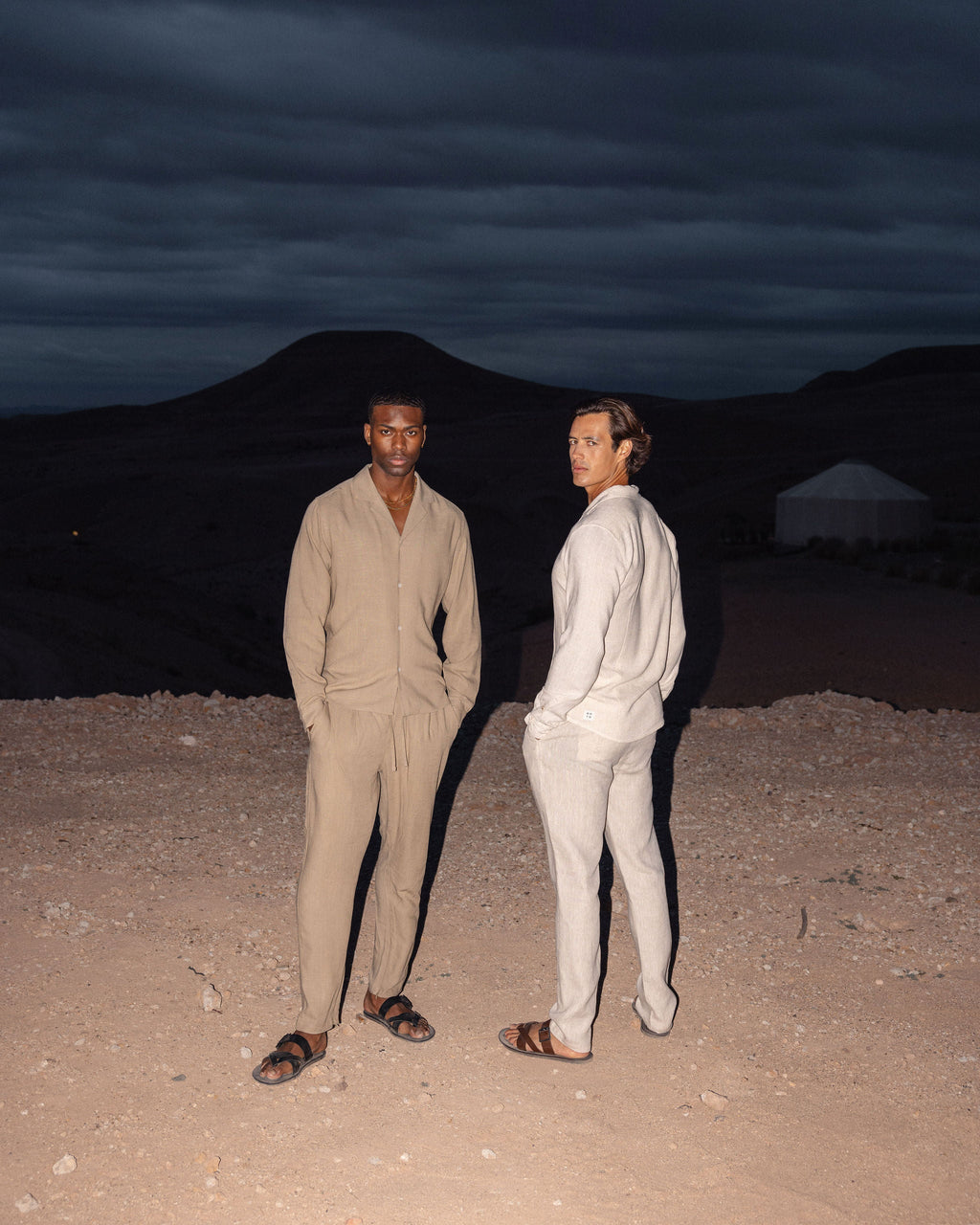 Pantalon Lin — Avoine