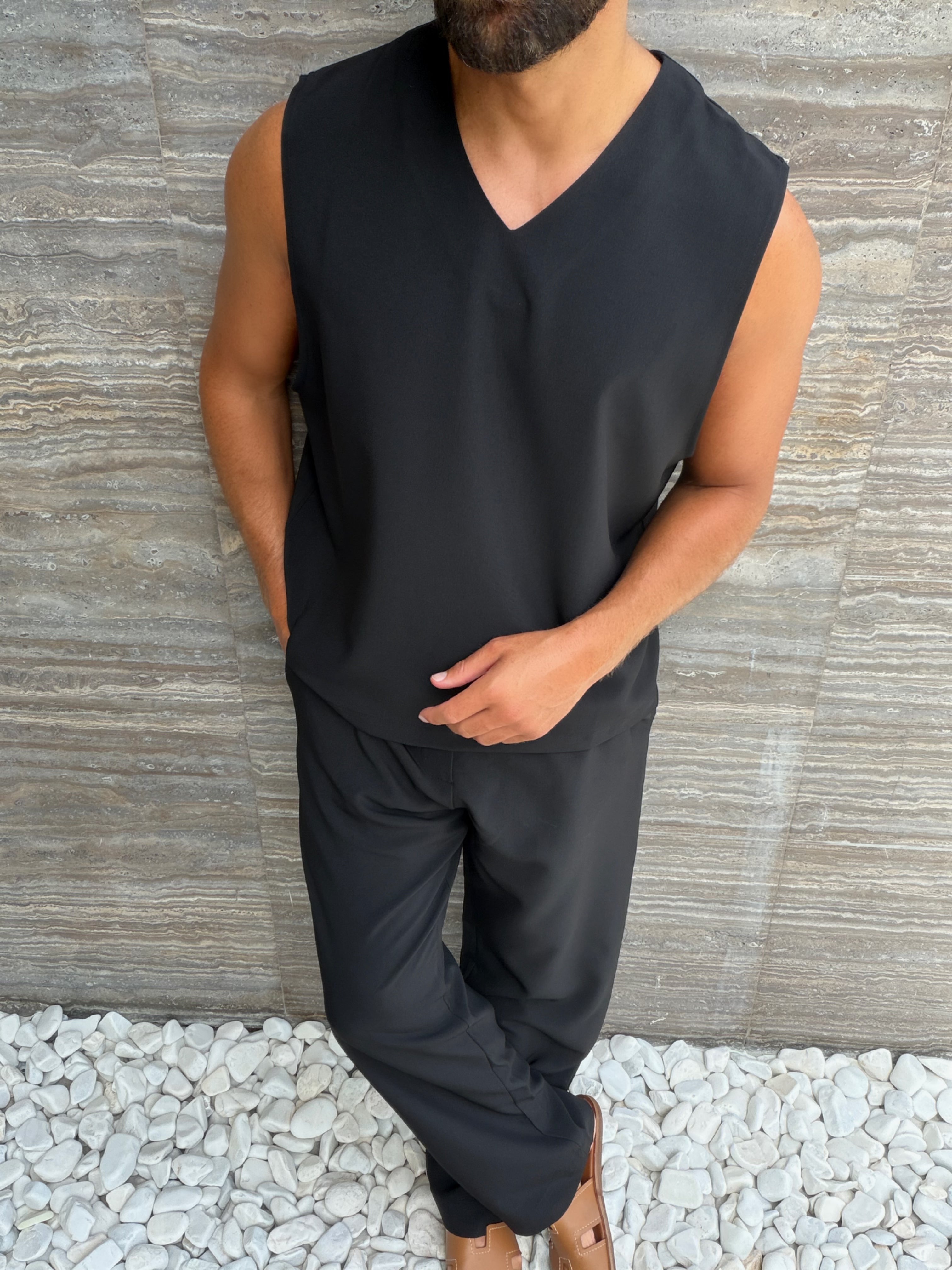 Pantalon MILOS — Noir