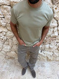 T-shirt Supima — Kaki