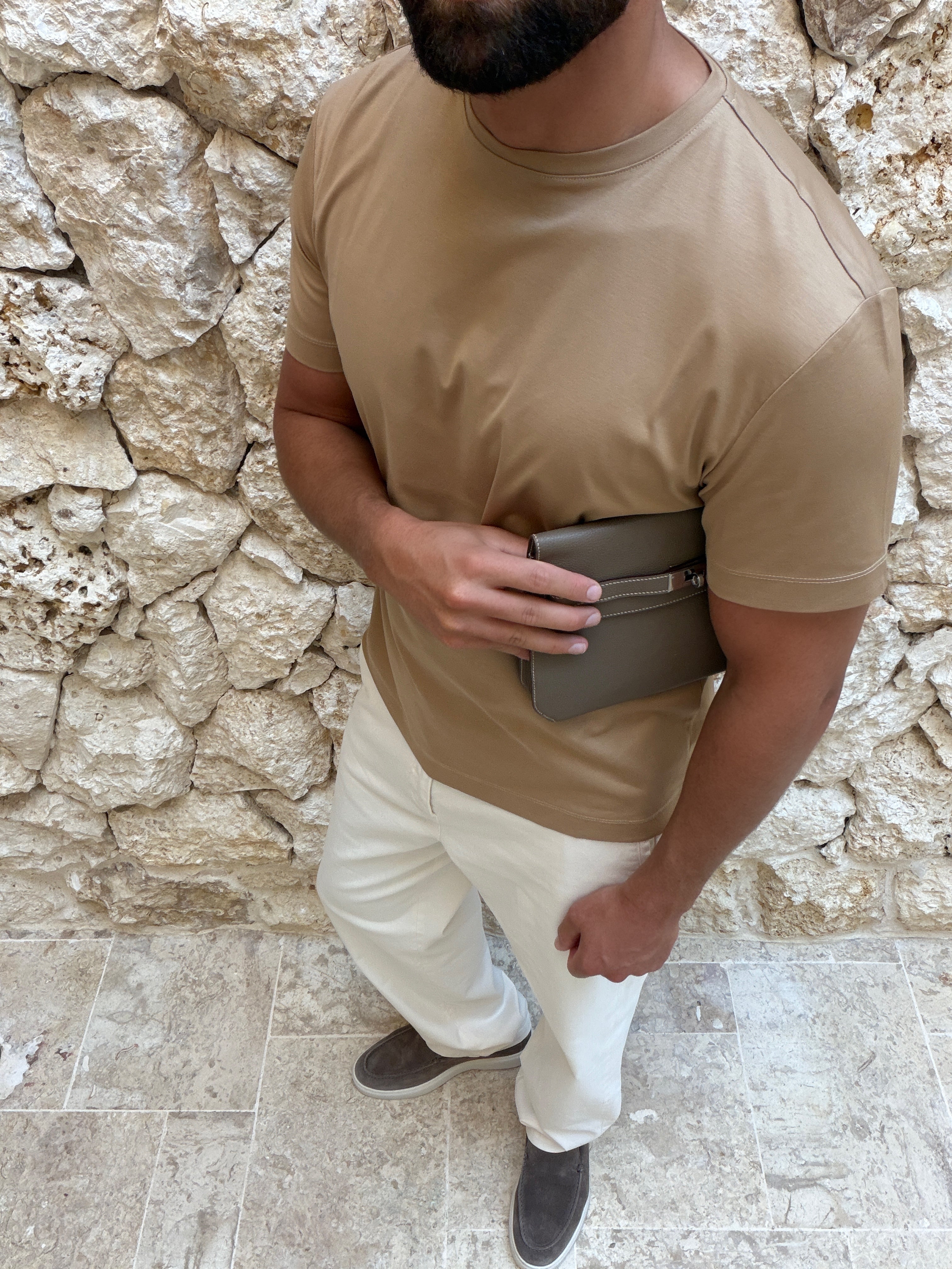T-shirt Supima — Camel