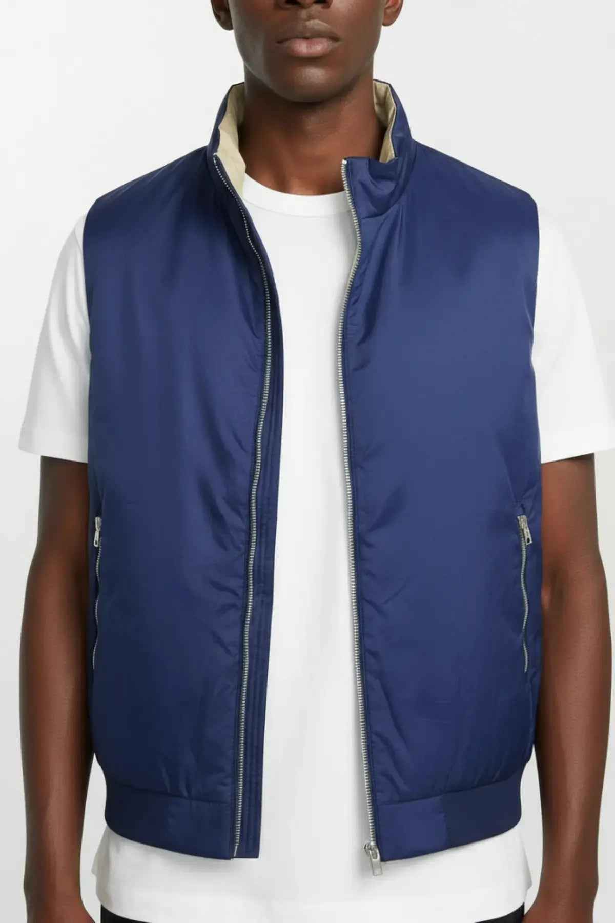 Gilet Dual Sans Manches — Bleu Marine