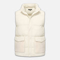 Gilet Réversible Voyage — Crème