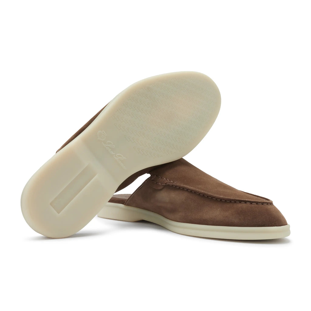 Mocassins Babouche Daim — Sauge