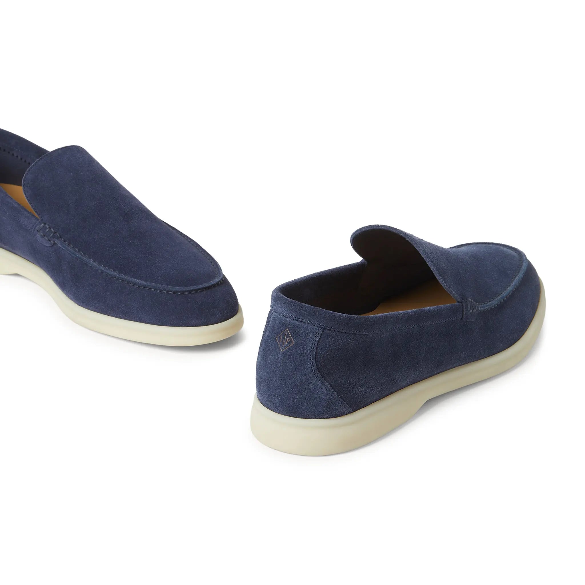 Mocassins Daim — Bleu Nuit
