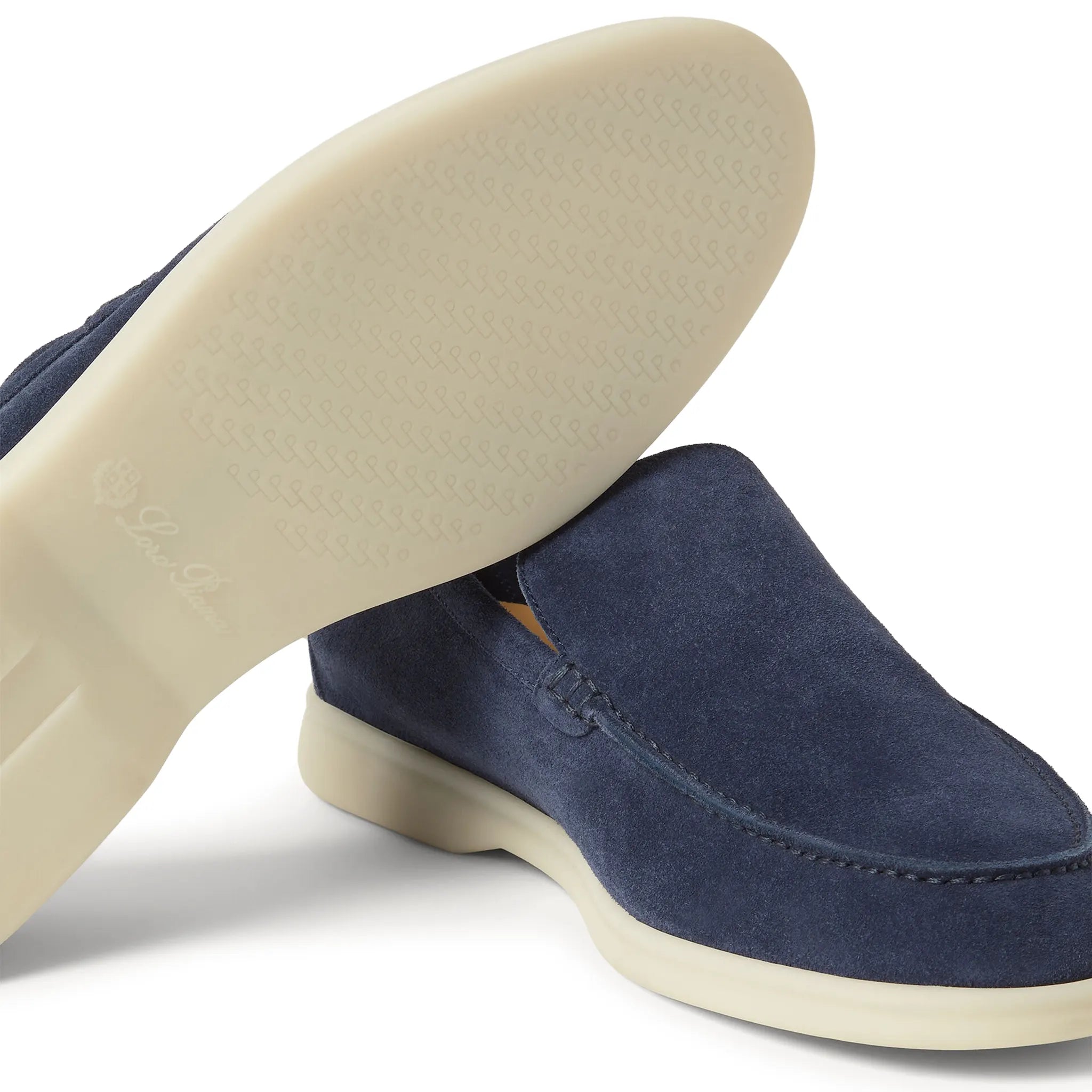 Mocassins Daim — Bleu Nuit