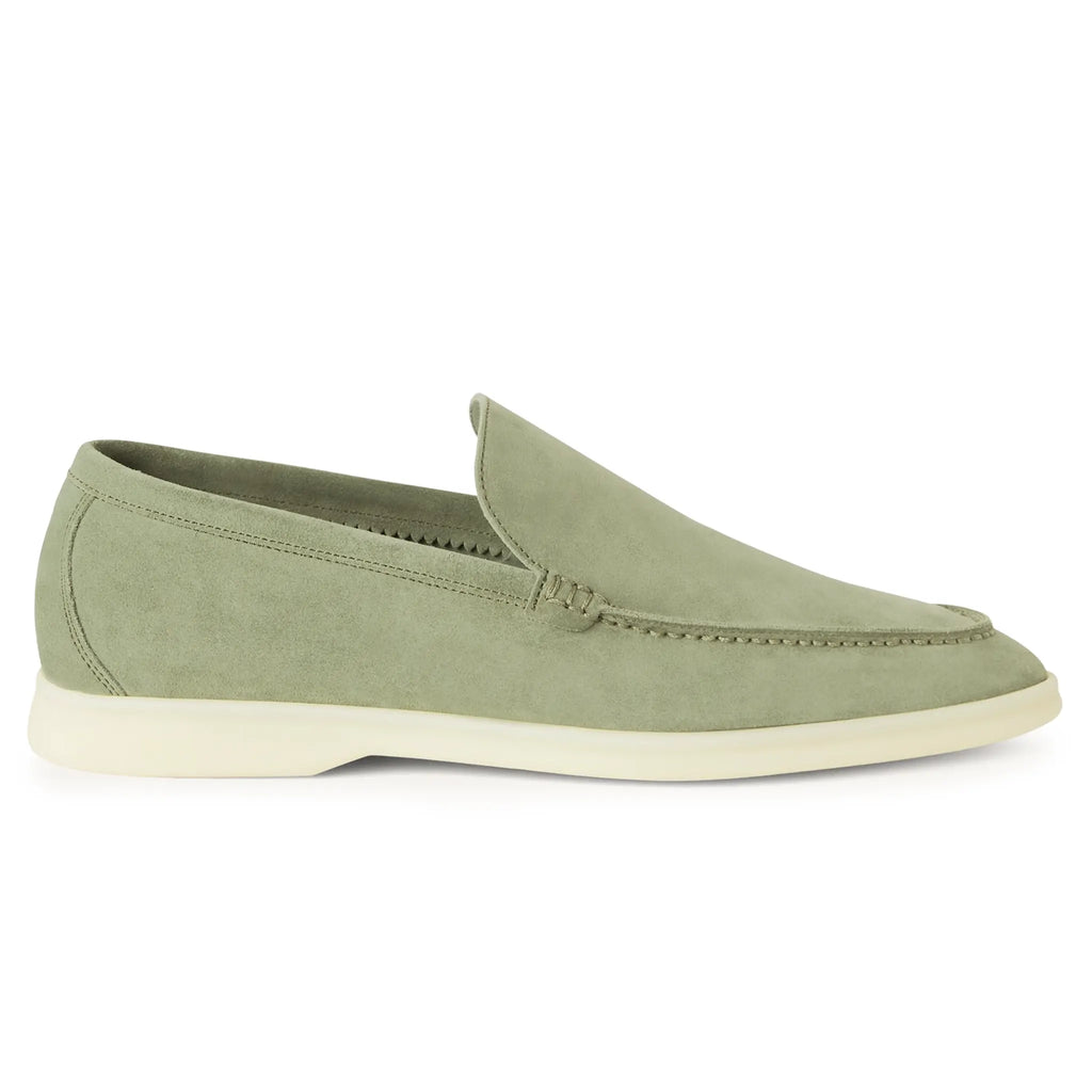Mocassins Daim — Vert