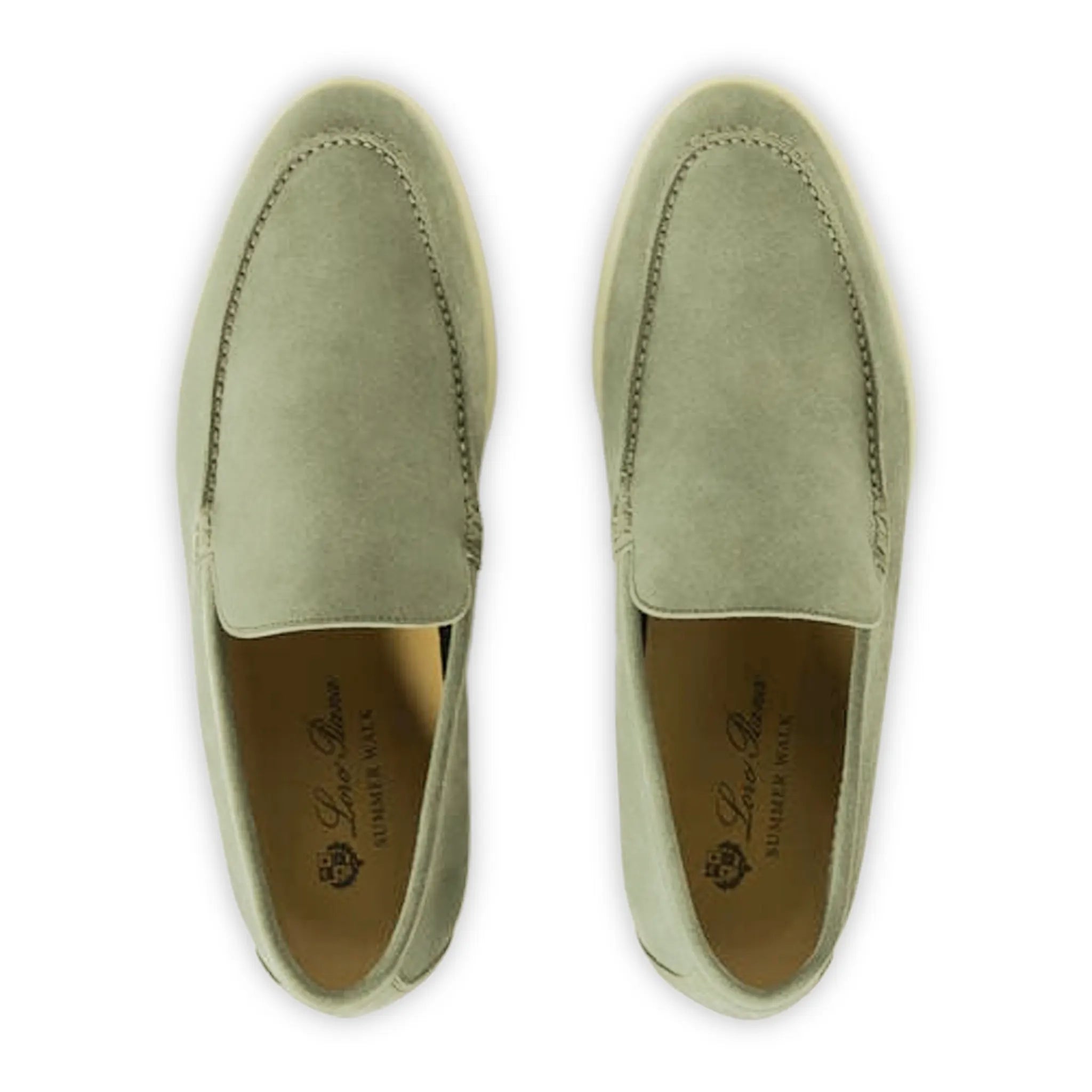 Mocassins Daim — Vert