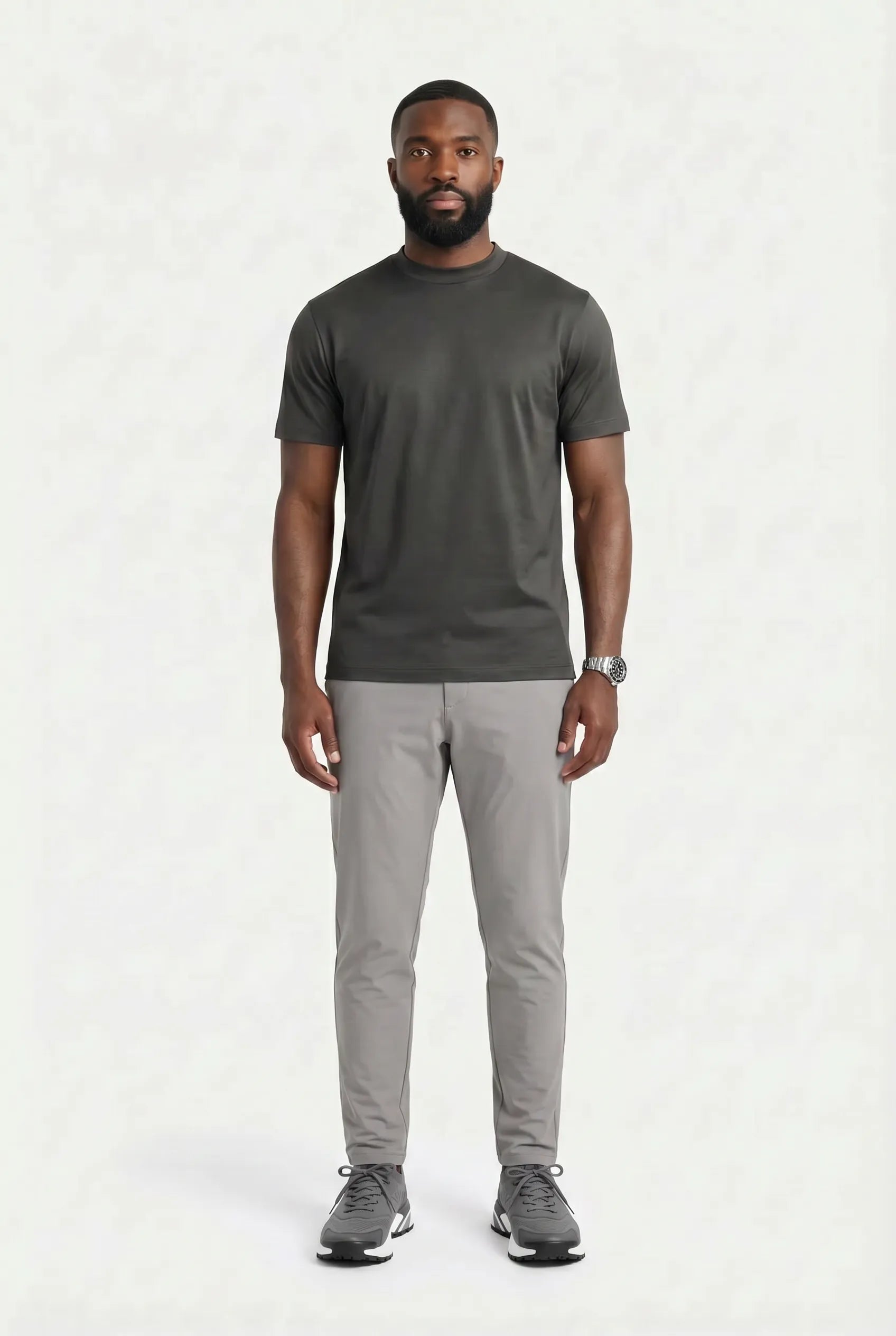 T-shirt Luxe — Anthracite