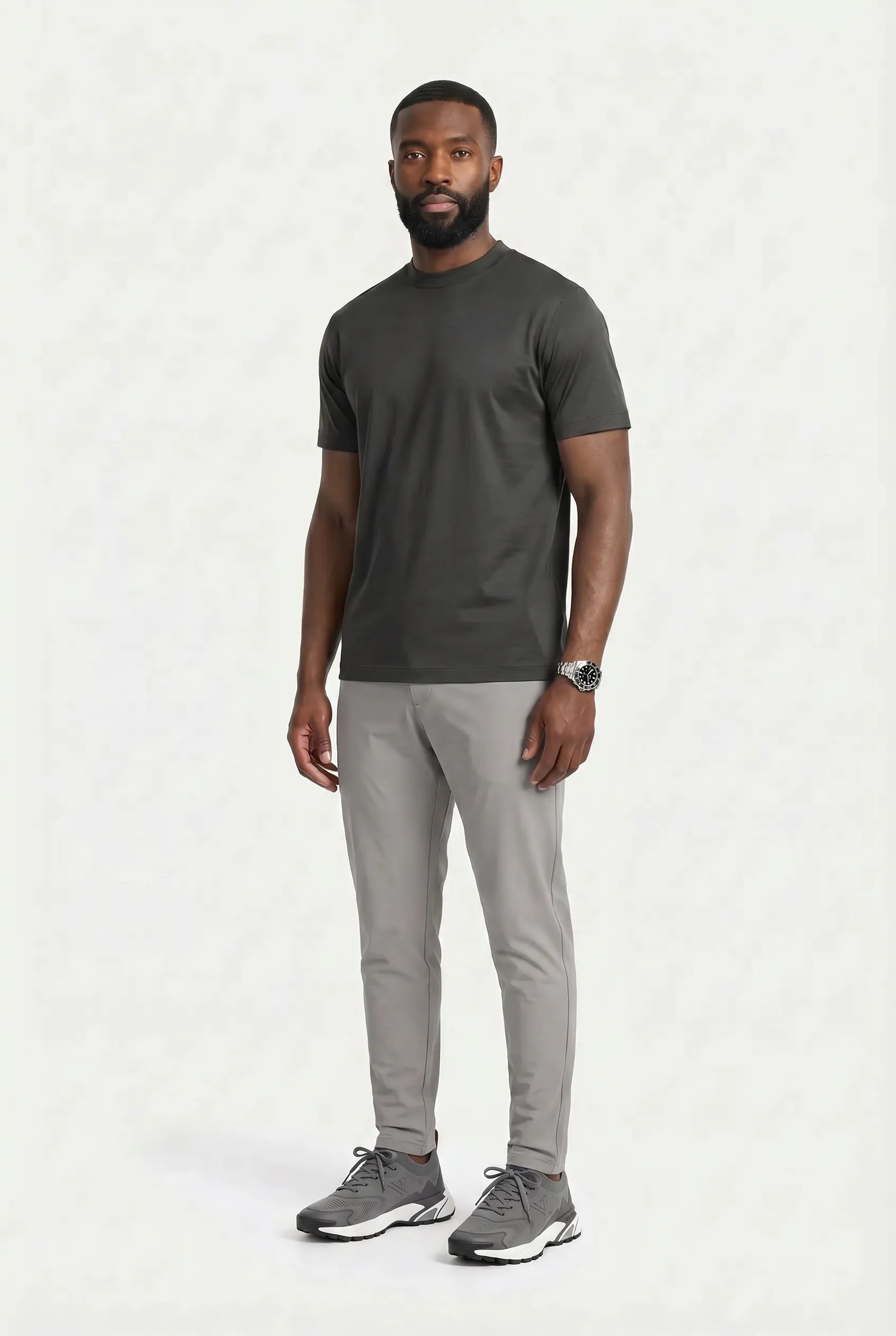 T-shirt Luxe — Anthracite