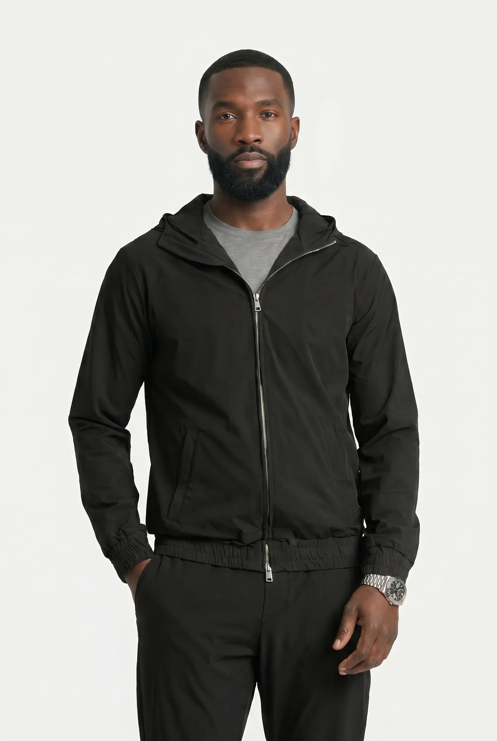 Ensemble Signature à Capuche — Noir