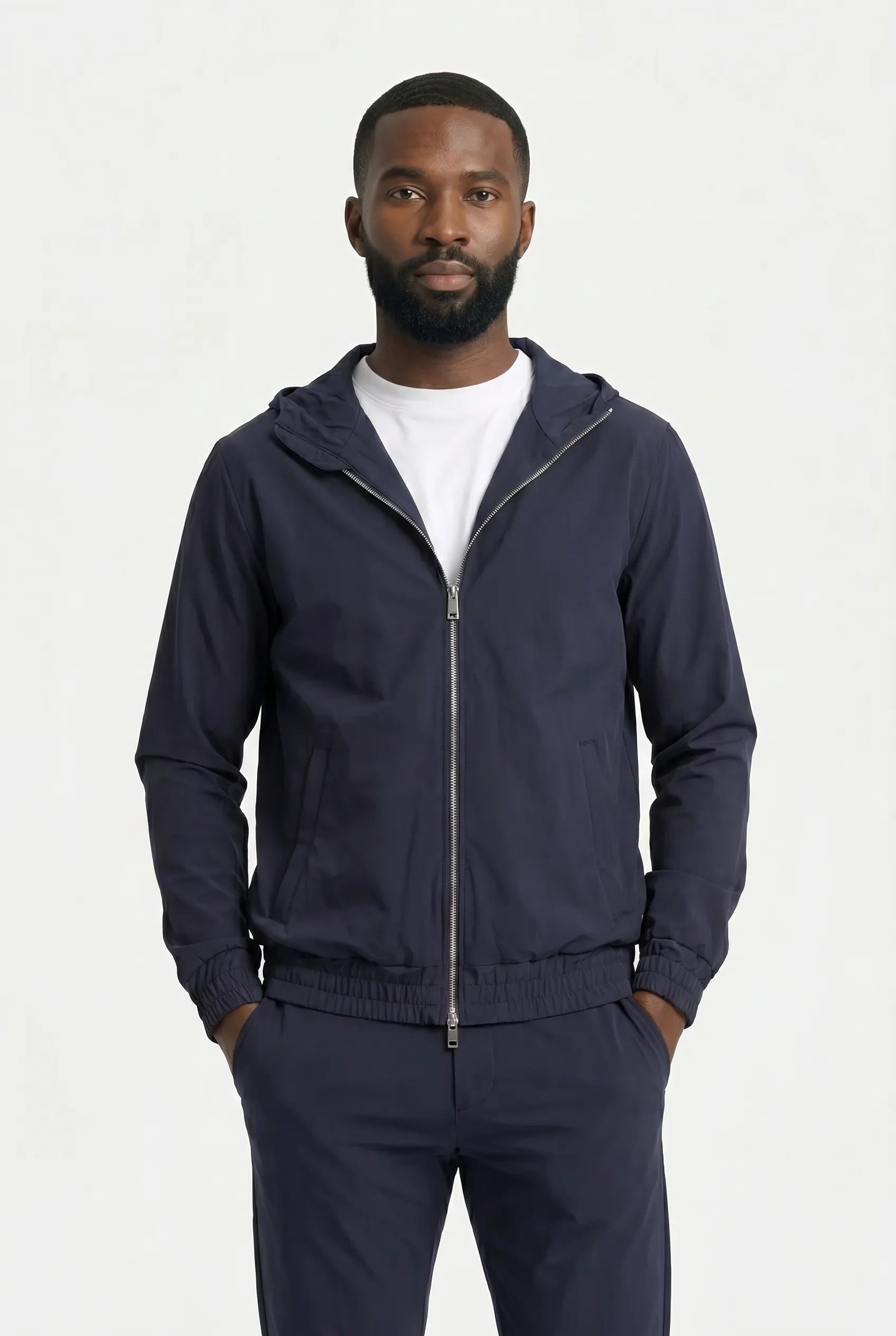 Ensemble Signature à Capuche — Bleu Marine