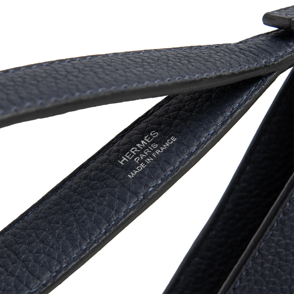 Pochette Cuir — Bleu Nuit