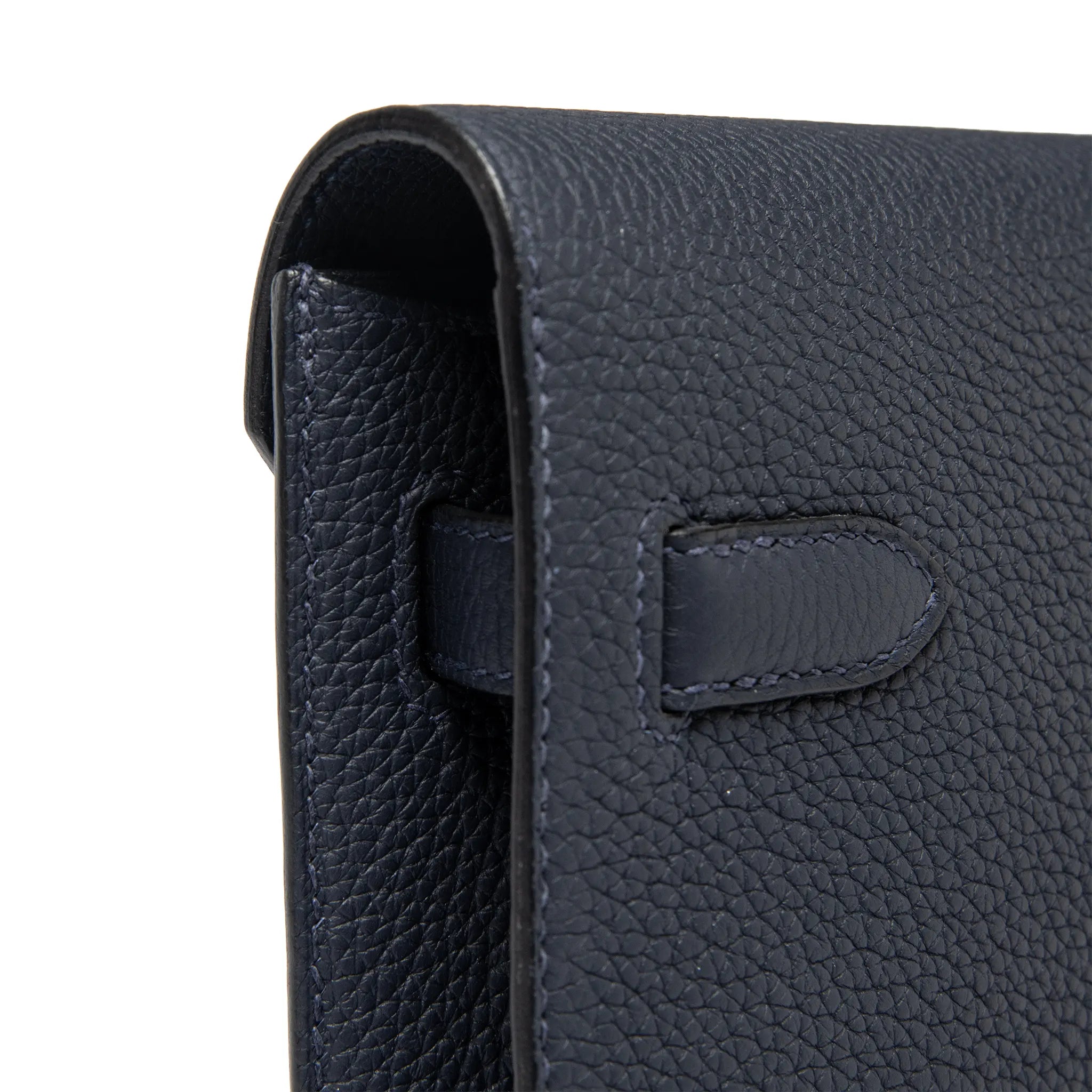 Pochette Cuir — Bleu Nuit