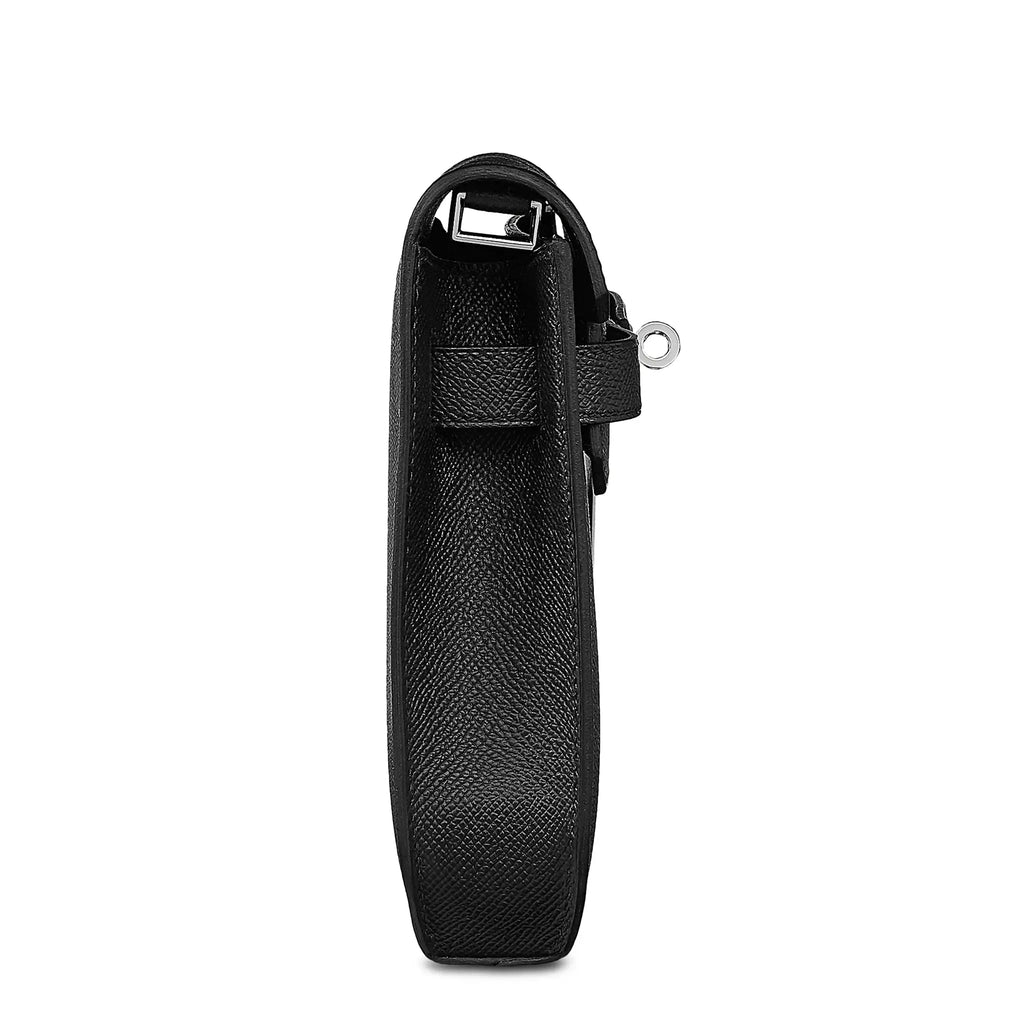 Pochette Cuir Grainé — Noir