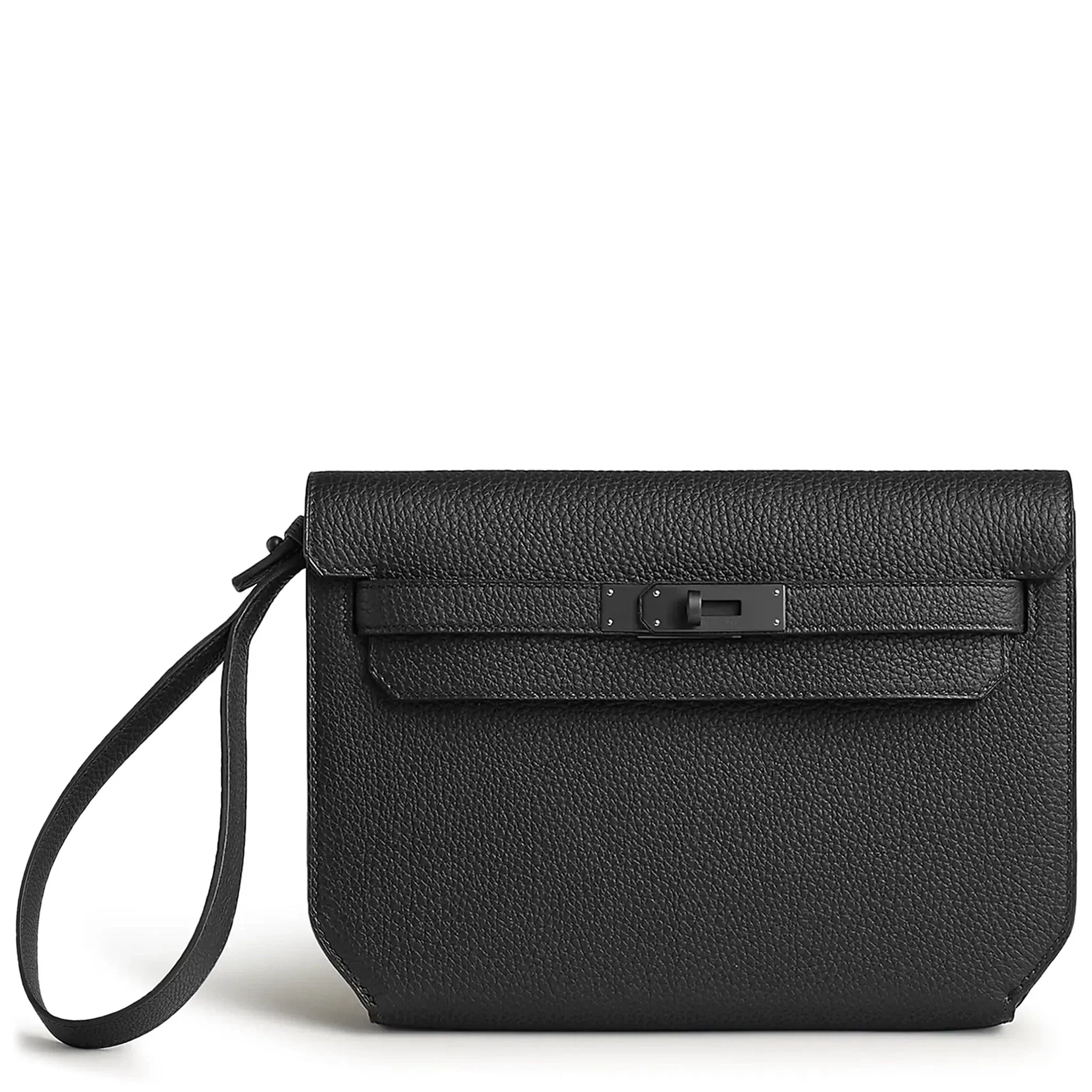 Pochette Cuir — Noir Mat