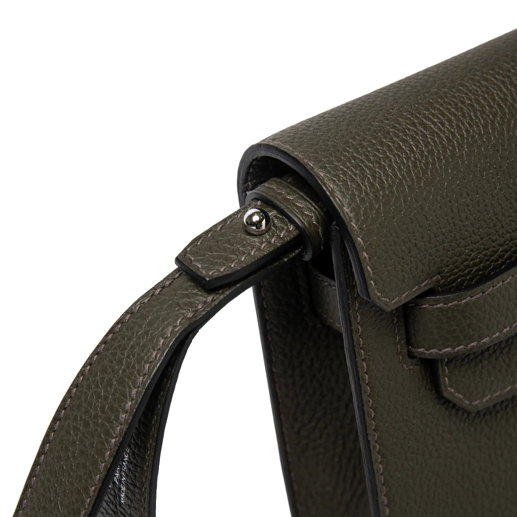 Pochette Cuir — Vert-de-Gris