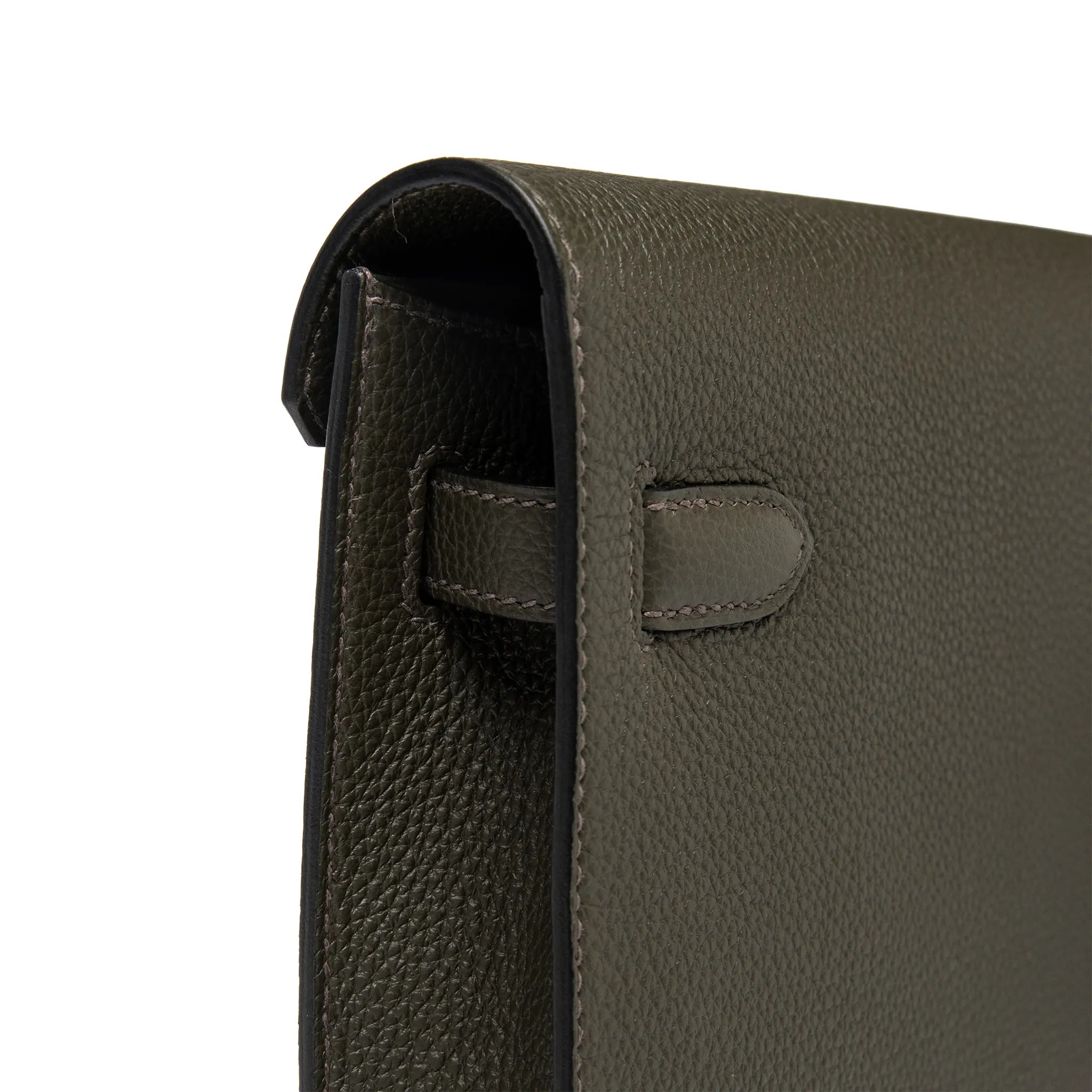 Pochette Cuir — Vert-de-Gris