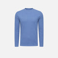T-Shirt Manches Longues Satiné — Bleu Ciel