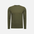 T-Shirt Manches Longues Satiné — Vert