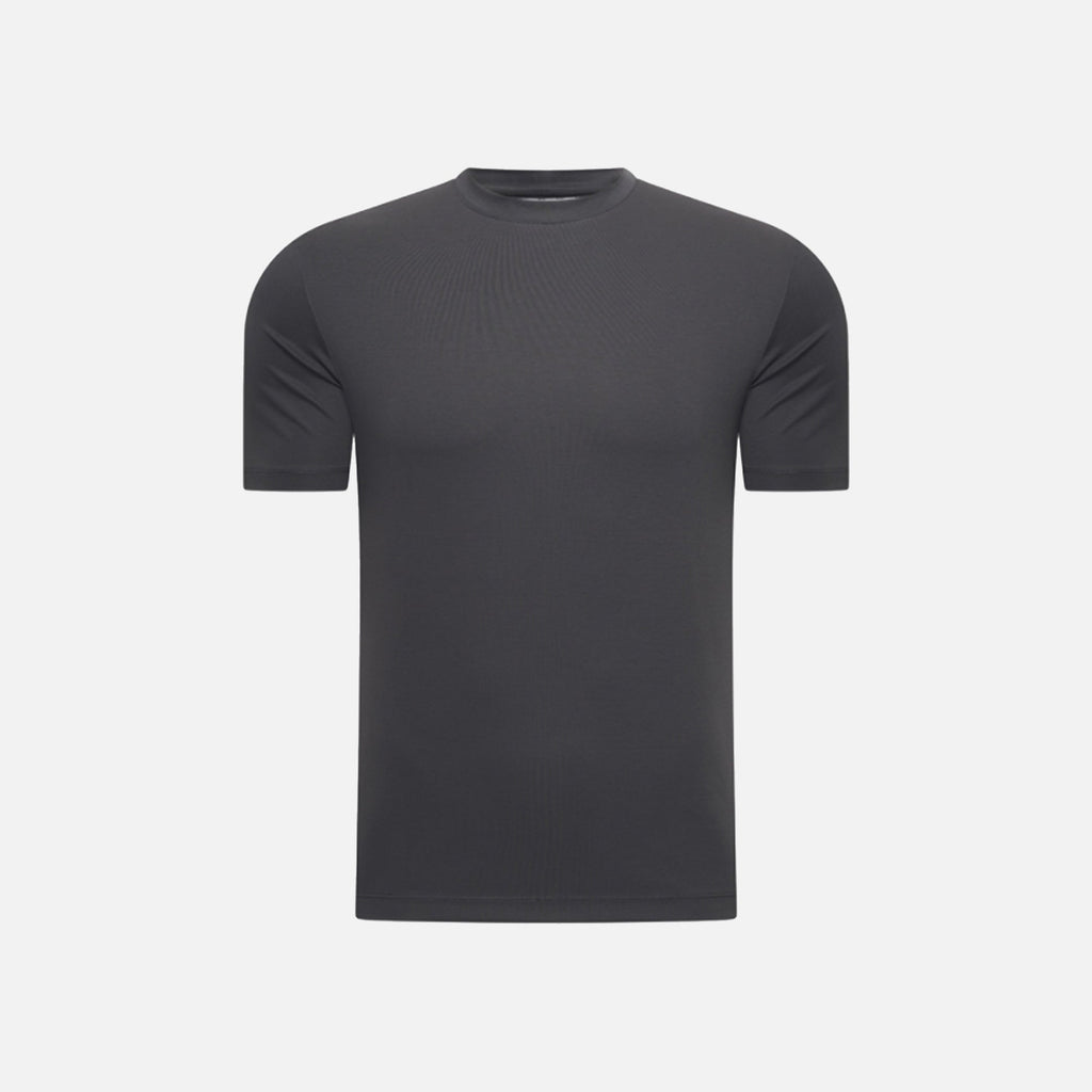 T-Shirt Satiné — Gris Foncé